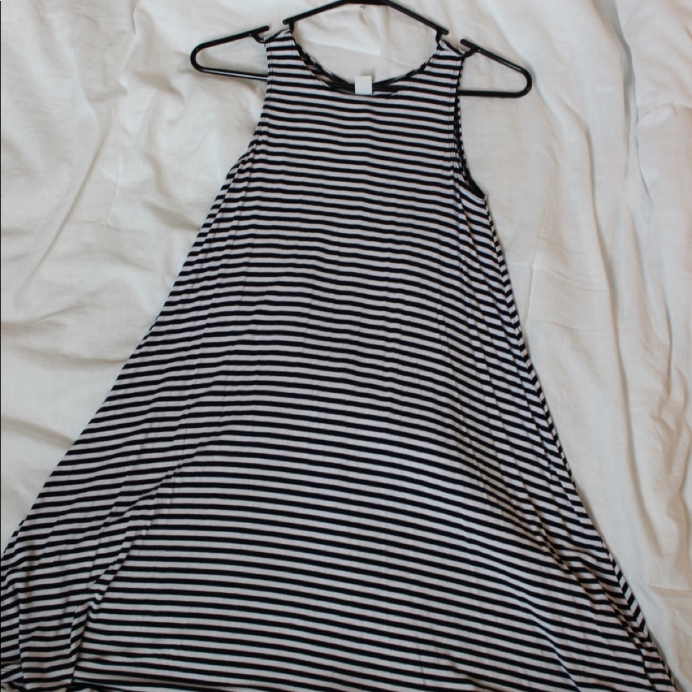 old navy striped tshirt (tank) dress